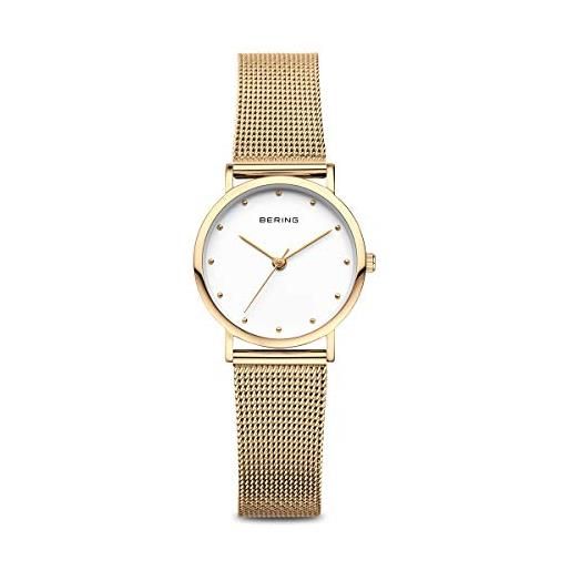 BERING donna analogico quarzo classic orologio con cinturino in acciaio inossidabile cinturino e vetro zaffiro 13426-334