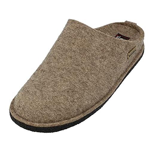 HAFLINGER flair smily pantofole in feltro di lana pantofola rubino, taglia 44