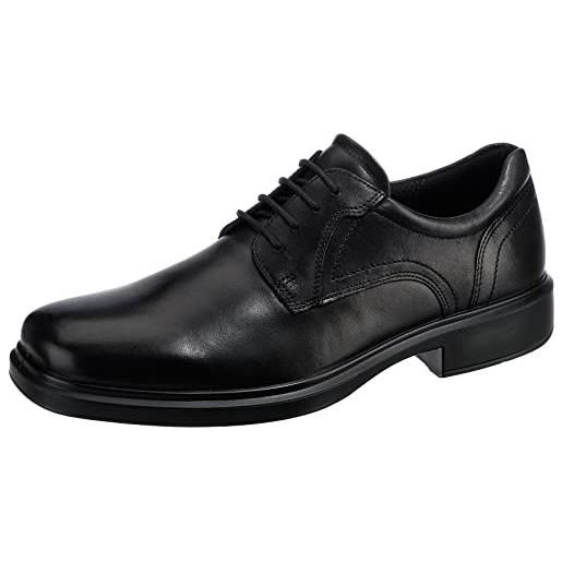 ECCO helsinki 2.0 plain toe tie shoe uomo, nero, 39.5/40 eu