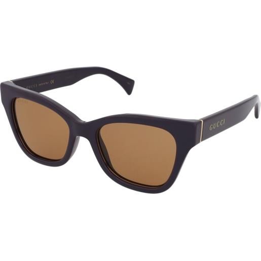 Gucci gg1133s 002 | occhiali da sole graduati o non graduati | prova online | plastica | cat eye | viola | adrialenti