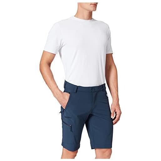 Schöffel shorts folkstone, pantaloni corti versatili con cintura regolabile outdoor pratiche tasche uomo, abito blues, 56