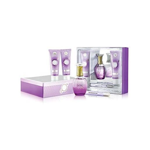 New brand parfumes set regalo l'or for women donna eau de parfum 100 15 ml shower gel 130 ml body lotion 130 ml 4 pz