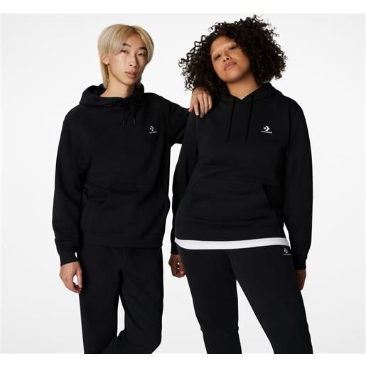 Converse go-to embroidered star chevron standard fit fleece hoodie