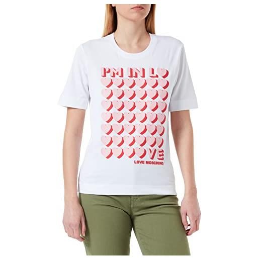 Love Moschino t-shirt with i'm in love print, nero, 50 donna