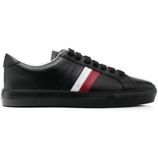 Moncler sneakers con bande laterale - nero