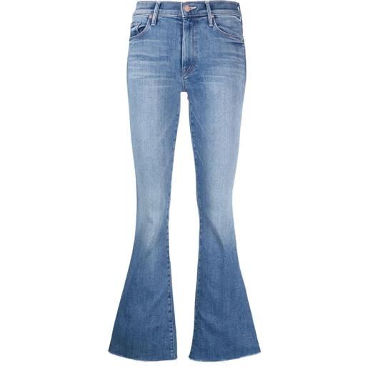 MOTHER jeans crop svasati - blu
