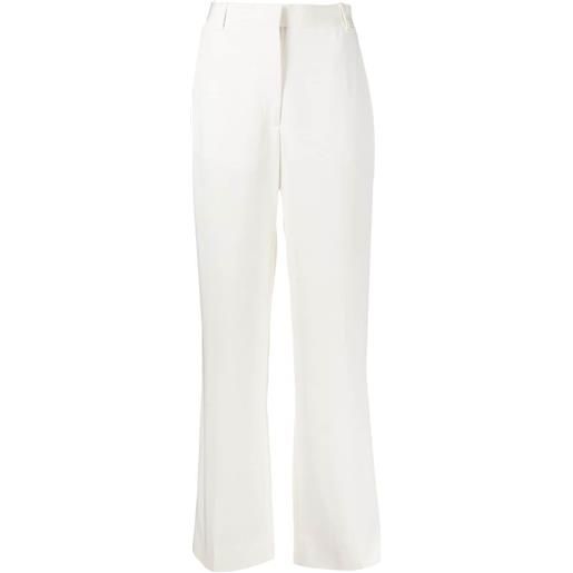 Victoria Beckham pantaloni a gamba ampia - bianco