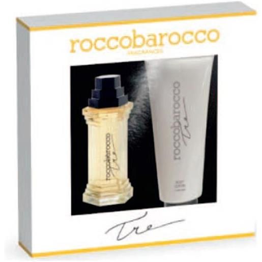 Rocco Barocco roccobarocco tre eau de parfum cofanetto regalo con latte corpo
