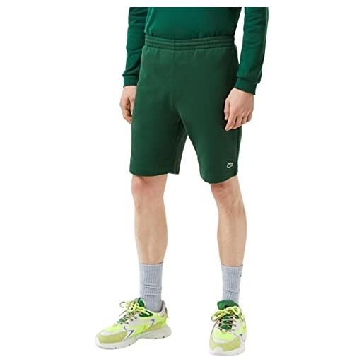 Lacoste gh9627, pantaloncini eleganti uomo, verde (green), xxl