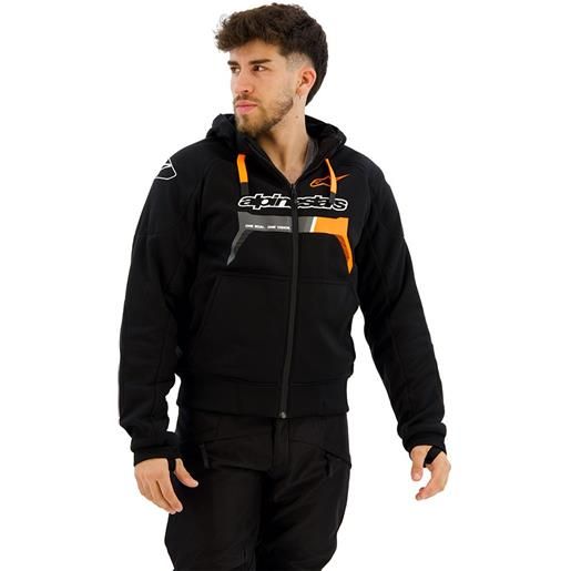 Alpinestars chrome ignition hoodie nero l uomo