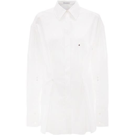 JW Anderson camicia plissettata - bianco