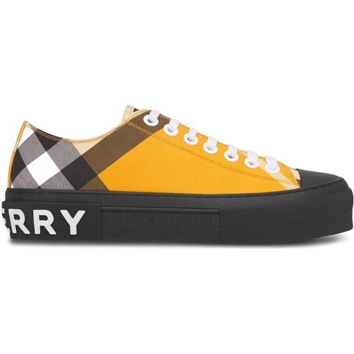 Burberry sneakers a quadri - giallo