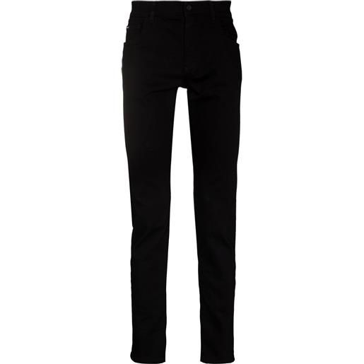 Dolce & Gabbana jeans slim con applicazione - nero