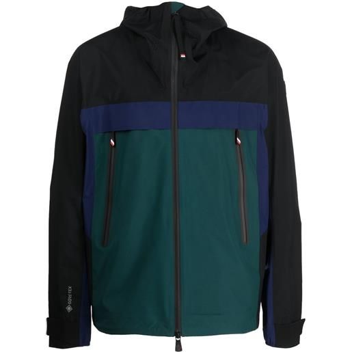 Moncler Grenoble giacca villair con cappuccio - nero
