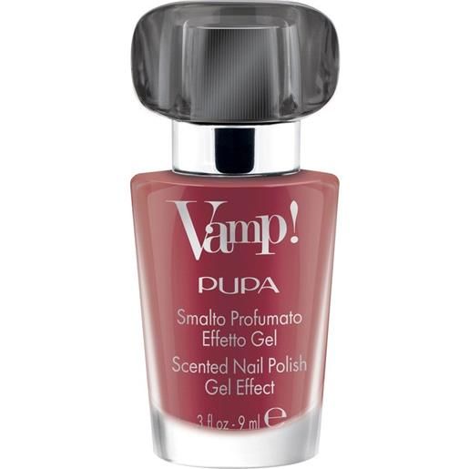 Pupa vamp!Smalto profumato effetto gel smalto effetto gel 301 dirty pink-fragranza nera