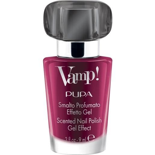 Pupa vamp!Smalto profumato effetto gel smalto effetto gel 303 audacious purple-fragranza nera