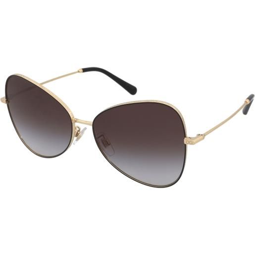 Dolce & Gabbana dg2274 13348g | occhiali da sole graduati o non graduati | prova online | metallo | farfalla | oro, nero | adrialenti