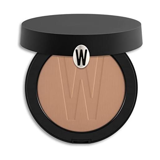 WYCON cosmetics ultra definition compact powder - cipria in polvere compatta, fissante con effetto seta, pelle levigata naturalmente a lunga durata - 4 cool beige