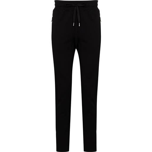 Dolce & Gabbana pantaloni sportivi con applicazione - nero