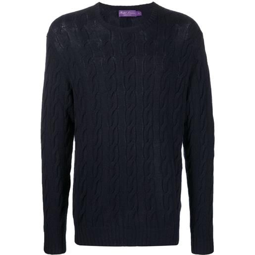 Ralph Lauren Purple Label maglione girocollo - blu