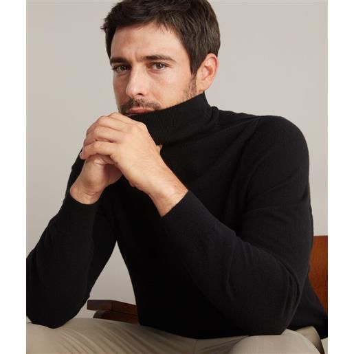 Falconeri maglia dolcevita in cashmere ultrasoft nero