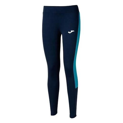 Joma leggings lunghi eco championship-donna pantaloni sportivi, blu navy/blu reale, s