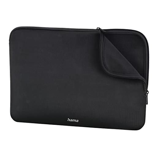 Hama - custodia notebook neoprene, per notebook fino a 15,6 (40 cm), nero