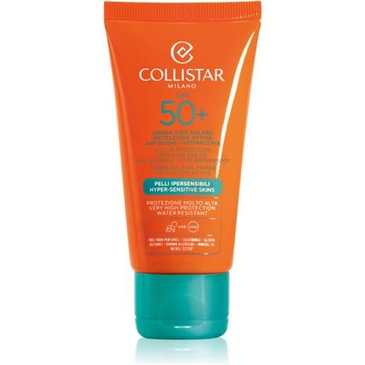 Collistar special perfect tan active protection sun face cream 50 ml
