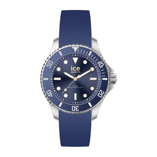 Ice-watch - ice steel blue gold - orologio soldi da donna con cinturino in silicone - 020368 (small)