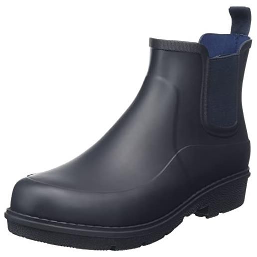 Fitflop wonderwelly chelsea boots, stivali in gomma, donna, nero (all black), 40 eu
