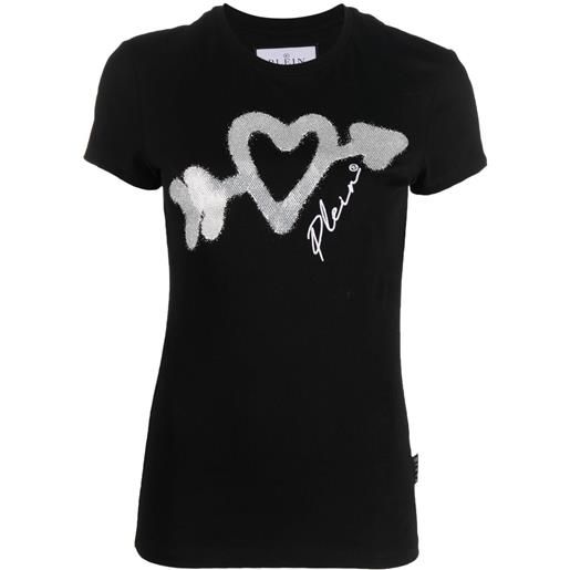 Philipp Plein t-shirt con decorazione - nero