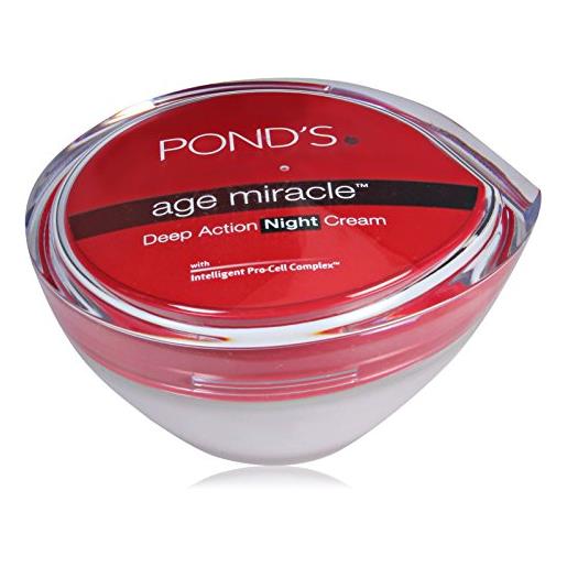 Pond's beauty products gold radiance, age miracle, flawless (age miracle deep action night cream) 50gm by Pond's