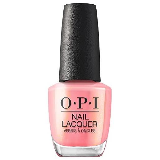OPI nail lacquer | smalto per unghie, power of hue summer collection | sun-rise up | rosa salmone, 15ml