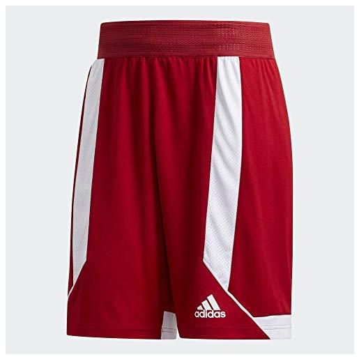 adidas c365 short, pantaloncini uomo, power red/white, 2xl