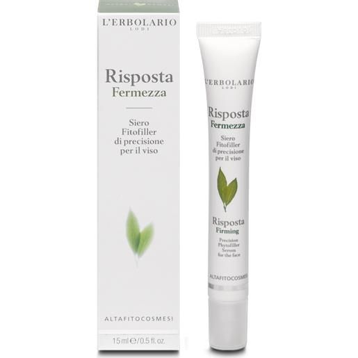 L'erbolario risposta fermezza siero fitofiller altafitocosmesi effetto riempitivo rughe 15ml L'erbolario