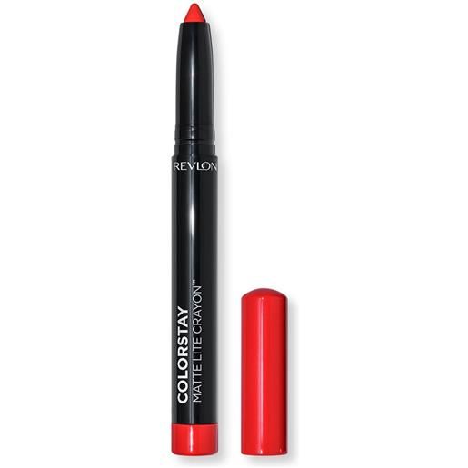 Revlon color. Stay matte lite crayon ruffled feathers 009