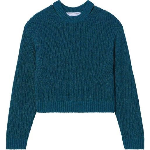 Proenza Schouler White Label maglione a coste - blu