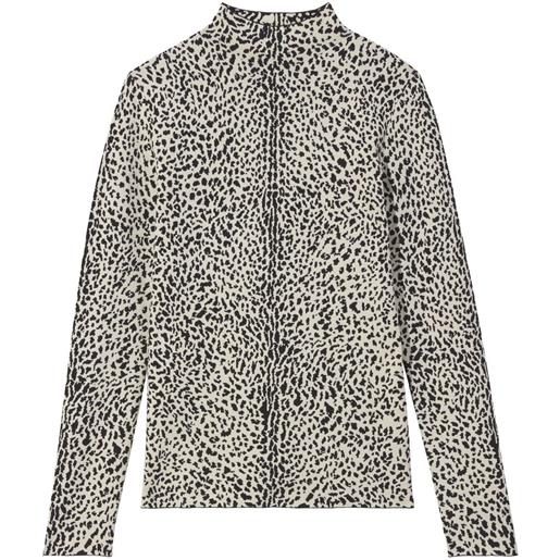 Proenza Schouler maglione leopardato - nero