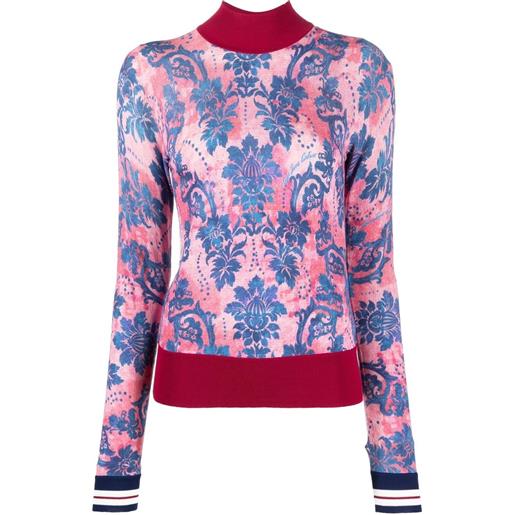 Versace Jeans Couture maglione con stampa - rosa