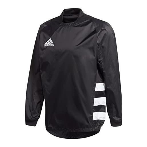 adidas rugby top vent - giacca da uomo, uomo, giubbotto, gl1153, nero/bianco, m