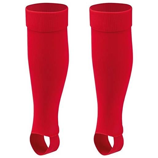 JAKO calzettoni a tinta unita, unisex - adulto, calzettoni a tinta unita. , 3415, colore: rosso, s