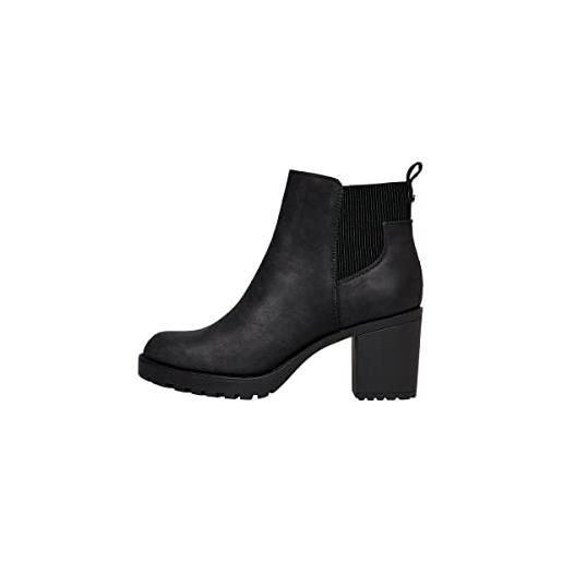 Only onlbarbara heeled bootie noos, stivali donna, black, 37 eu