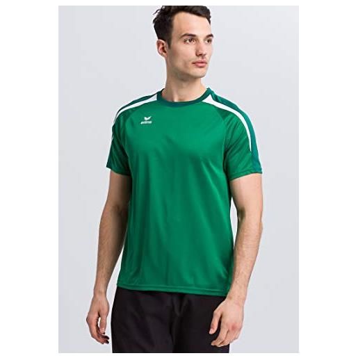 Erima 4043523859690 t-shirt, uomo, smeraldo/evergreen/bianco, 4xl