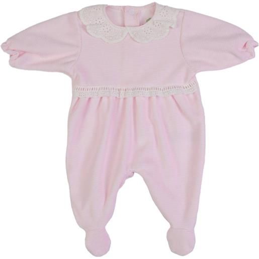 Fs - Baby tutina neonata in ciniglia rosa
