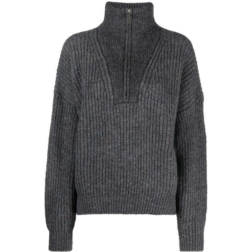 MARANT ÉTOILE maglione myclan a collo alto - grigio