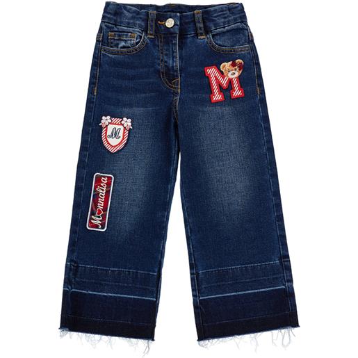 Monnalisa jeans denim con patch