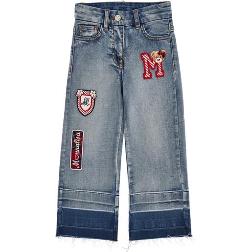 Monnalisa jeans denim con patch