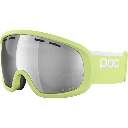 Poc fovea mid clarity ski goggles verde clarity define / spektris silver/cat3