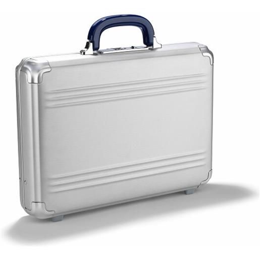 Zero Halliburton pursuit aluminium briefcase 46 cm scomparto per laptop argenteo