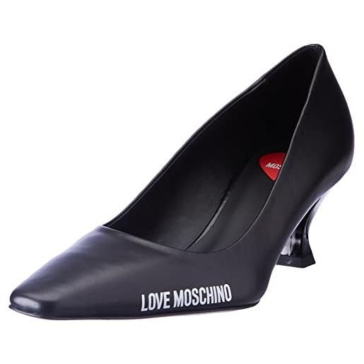 Love Moschino ja10175g1fie0, scarpe, donna, nero, 35 eu